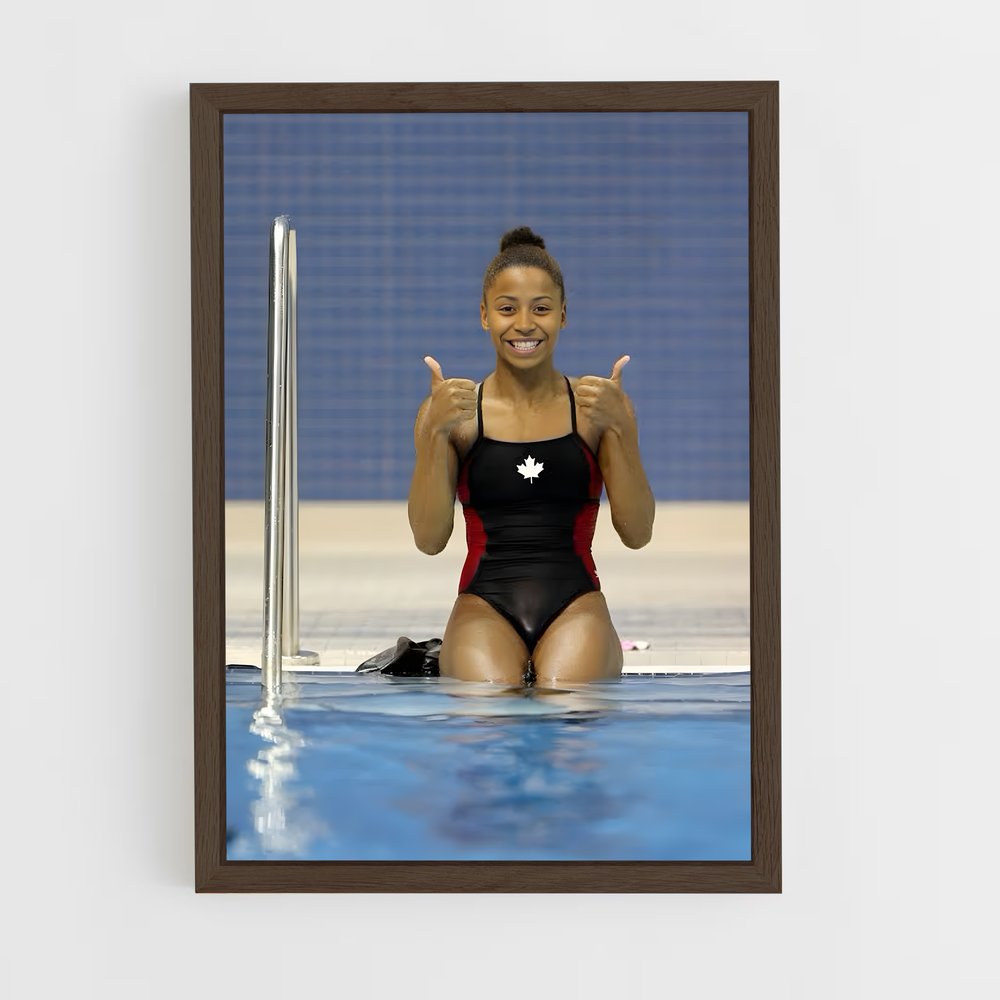 Poster Jennifer de abel – affiche Plongeon au tremplin (vue 5)